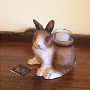 Windstone Editions Rabbit Candle Holder
